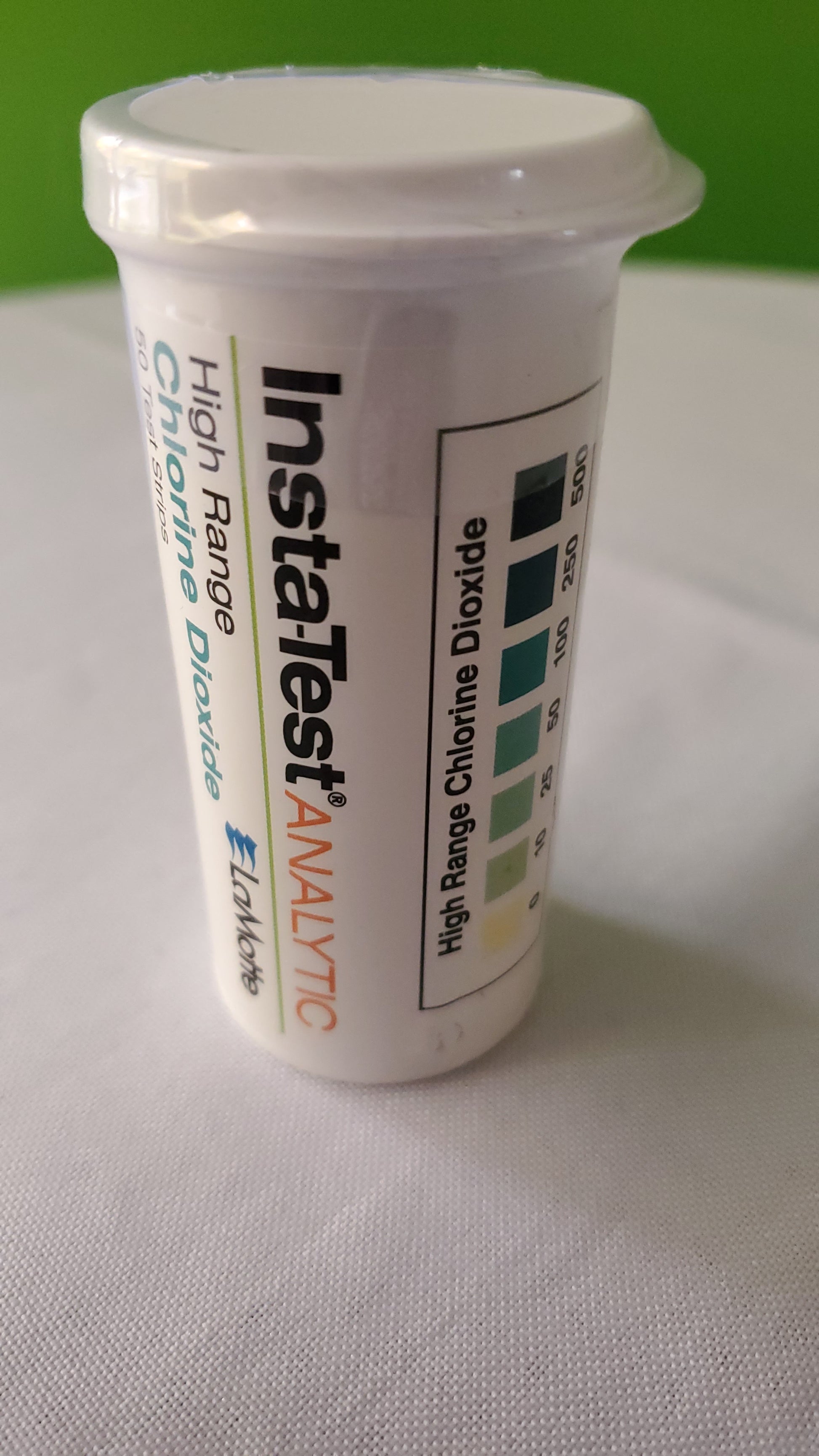high range chlorine dioxide test strips