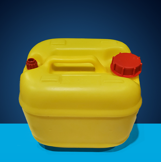 yellow 10 litre storage jug